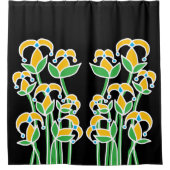 Voorjaarsbloemen grillig 41 douchegordijn (Voorkant)