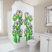 Voorjaarsbloemen grillig 41 douchegordijn (In situ)