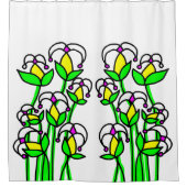 Voorjaarsbloemen grillig 41 douchegordijn (Voorkant)