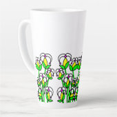 Voorjaarsbloemen grillig 41 latte mok (Linkerhoek)