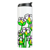 Voorjaarsbloemen grillig 41 thermosbeker (Gedraaid links)