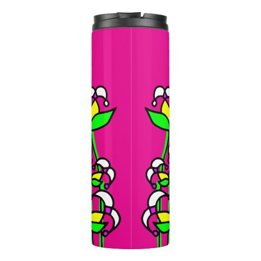 Voorjaarsbloemen grillig 41 thermosbeker (Achterkant)