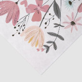 Voorjaarsbloemen in Mason Jars Decoupage Tissuepapier (Detail)