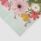 Voorjaarsbloemen in Mason Jars Tissue Paper Tissuepapier (Detail)