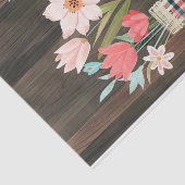 Voorjaarsbloemen in Mason Jars Tissue Paper Tissuepapier (Detail)