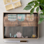 Voorjaarsbloemen in Mason Jars Tissue Paper Tissuepapier (Geschenk)