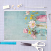 Voorjaarsbloemen in Mason Jars Tissue Paper Tissuepapier (Craft)