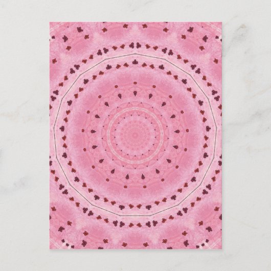 Voorjaarsbloemen Kaleidoscoop Briefkaart (Voorkant)