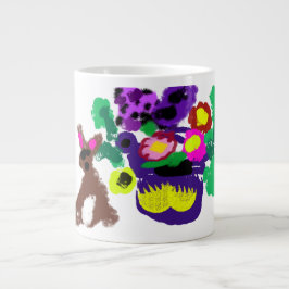 Voorjaarsbloemen Konijn vreugde Grote Koffiekop