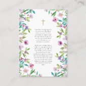 Voorjaarsbloemen Orthodox Zwangerschapsgebed Kaart Plaatskaartje (Voorkant)