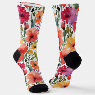 Voorjaarsbloemen Sokken
