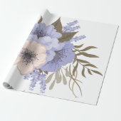 Voorjaarsbloemen voor het verpakken van papier (Uitgerold)