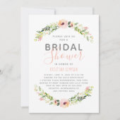 Voorjaarsbloemen | Vrijgezellenfeest | Wit Kaart (Voorkant)