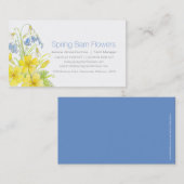 Voorjaarsbloemen waterverf Art visitekaartjes (Voorkant / Achterkant)
