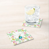 Voorjaarsbloemen waterverf kartonnen onderzetters (Insitu)