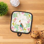 Voorjaarsbloemen waterverf pannenlap (Top down)