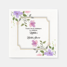 Voorjaarsbloemen waterverf vrijgezellenfeest