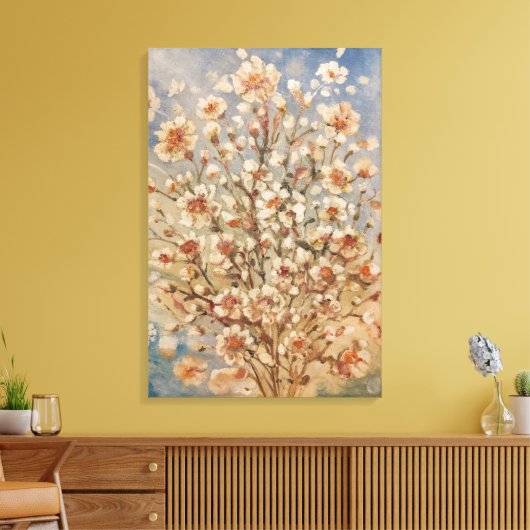  voorjaarsbloesems canvas afdruk (Insitu (Woonkamer))