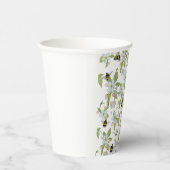 Voorjaarsbloesems en hommels papieren bekers (Rechts)