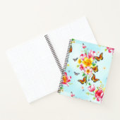 Voorjaarsbloesems en vlinders notitieboek (Binnen)