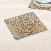  voorjaarsbloesems kartonnen onderzetters (Schuin)