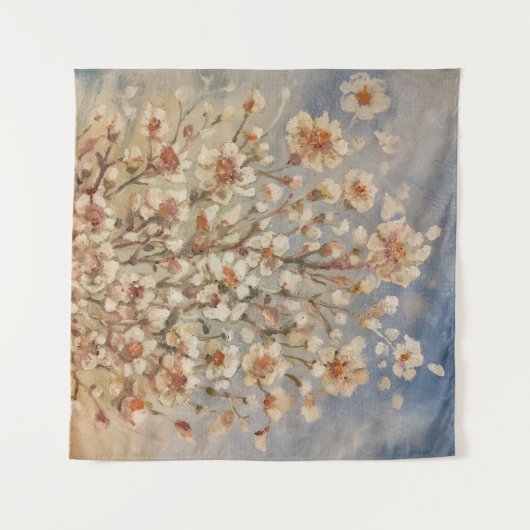 voorjaarsbloesems wandkleed (Voorkant (horizontaal))