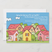 Voorjaarsblokletter Kaart (Voorkant)