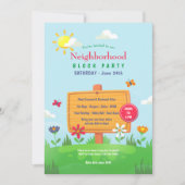 Voorjaarsblokletter Kaart (Voorkant)