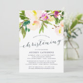 voorjaarsblos | doopuitnodiging kaart (Staand voorkant)