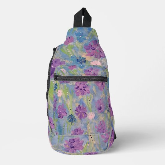Voorjaarsboeket Floral Sling Bag (Voorkant)