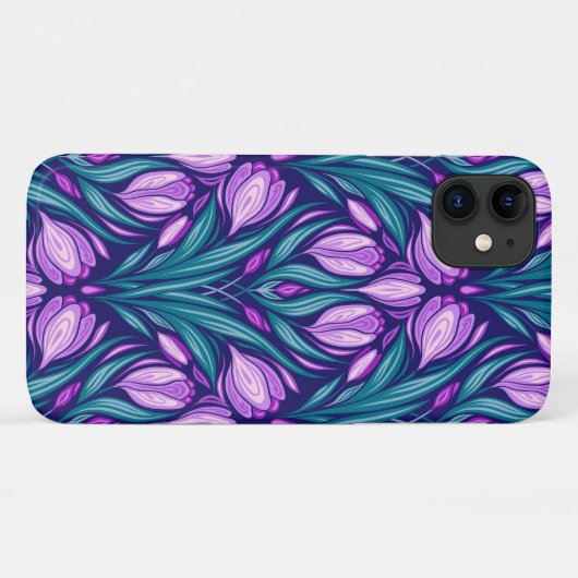 Voorjaarscrocussen Case-Mate iPhone Case (Achterkant (horizontaal))