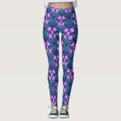 Voorjaarscrocussen Leggings (Voorkant)