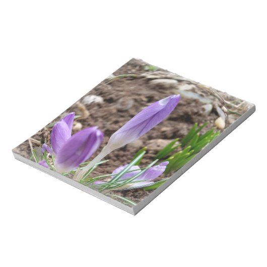 Voorjaarscrocussen Notitieblok (Linkerzijde)