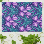 Voorjaarscrocussen Theedoek (Gevouwen)