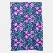 Voorjaarscrocussen Theedoek (Verticaal)