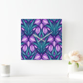 Voorjaarscrocussen Vierkante Klok (Huis)