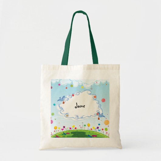 Voorjaarsdag tote bag (Voorkant)