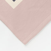 Voorjaarsdagen Modern Floral Blooms gepersonalisee Fleece Deken (Hoek)