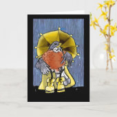 Voorjaarsdouches ! wenskaart kaart (Gele Bloem)