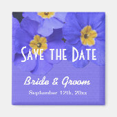  voorjaarse blauwe tuinbloem met uitzondering van  magneet (Voorkant)