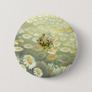 Voorjaarsfeeën Ronde Button 5,7 Cm