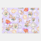 Voorjaarsfeest in de tuin inpakpapier vel (Voorkant)