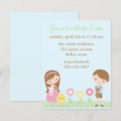 Voorjaarsfeestelijke feestdagen kaart (Voorkant / Achterkant)