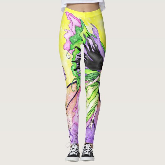 Voorjaarsfeiale Leggings (Voorkant)