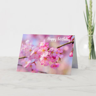 Voorjaarsfestival van de nieuwe roze Sakura bloese Kaart