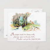 voorjaarsgedicht briefkaart (Voorkant / Achterkant)