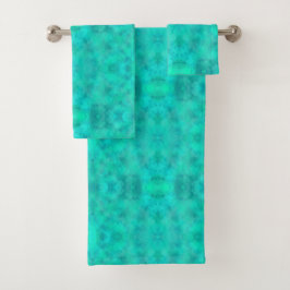 voorjaarsgroene Waterverf Bad Handdoek