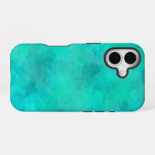 voorjaarsgroene Waterverf iPhone 16 Hoesje (Achterkant horizontaal)