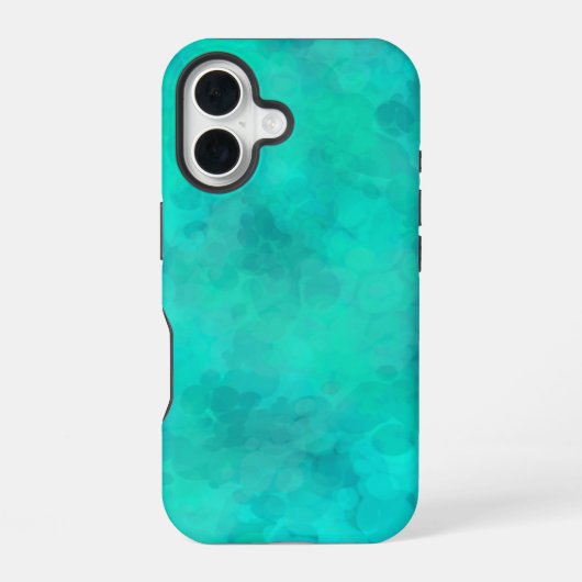 voorjaarsgroene Waterverf iPhone 16 Hoesje (Achterkant)