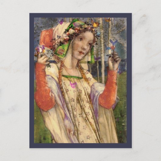 Voorjaarsgrond Briefkaart (Voorkant)